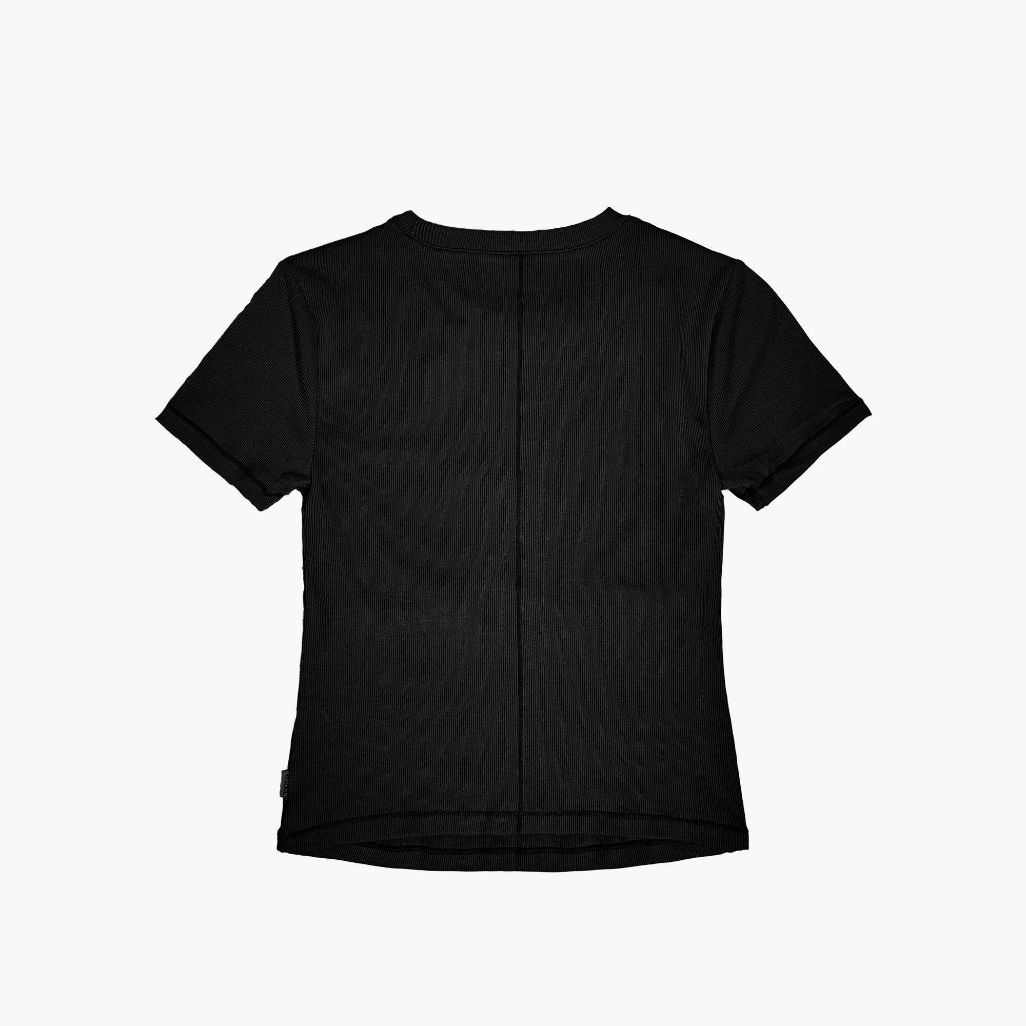 Womens Rib S/S Bra Top