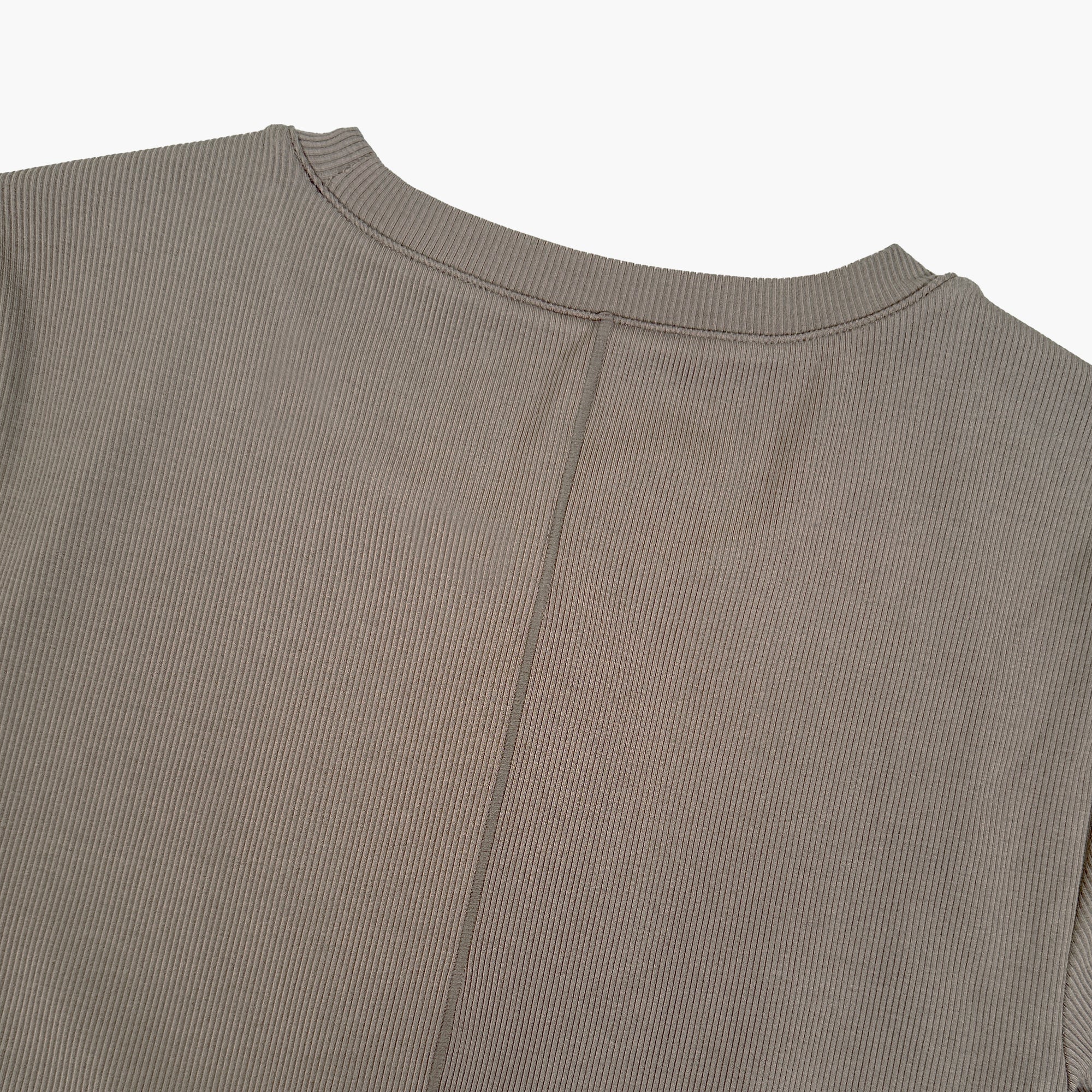 Womens Rib S/S Bra Top