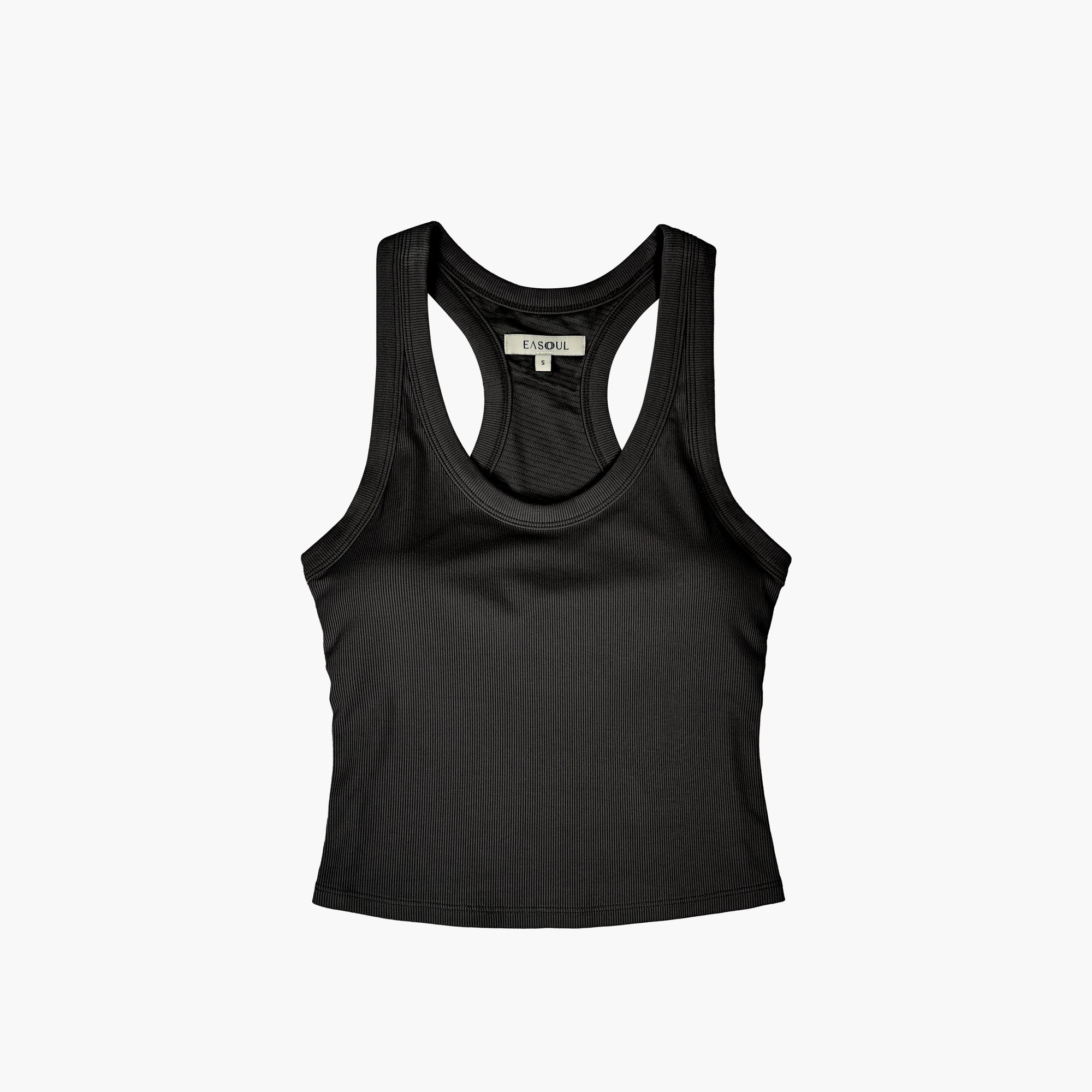 Womens Rib Tank Bra Top