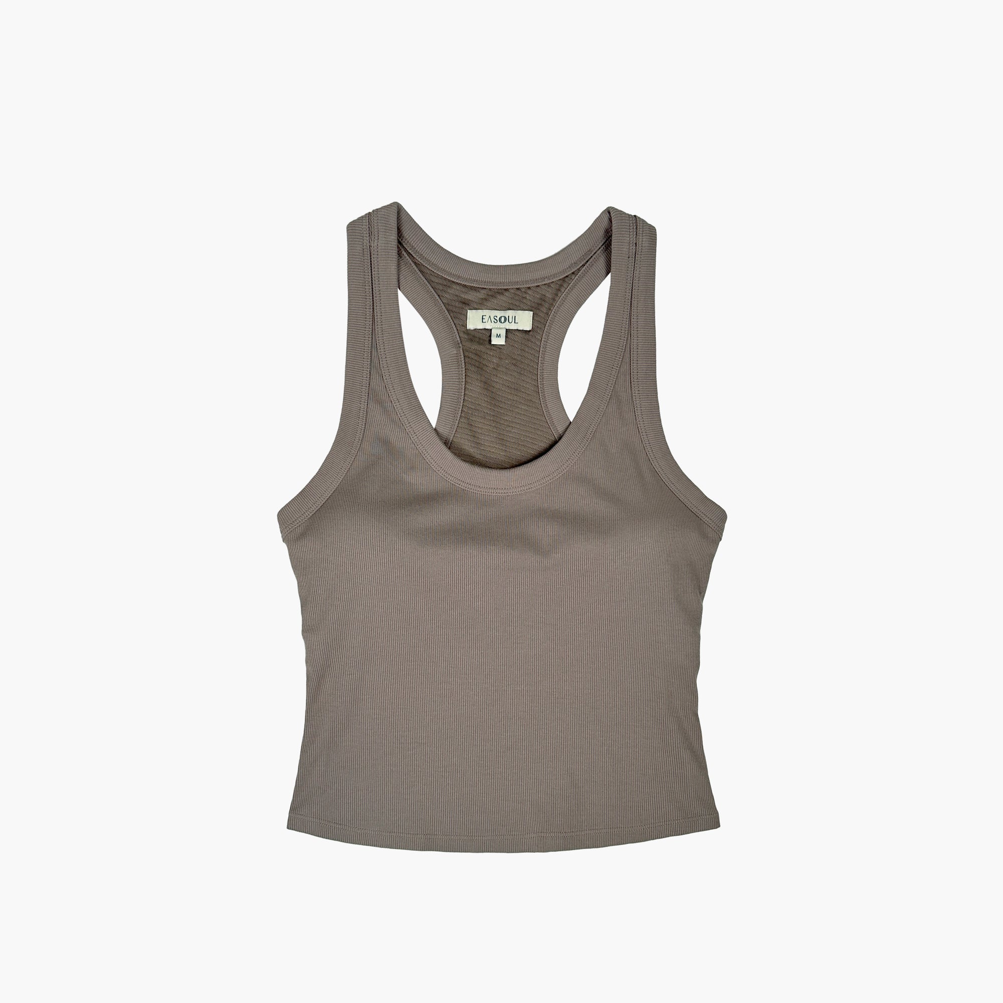Womens Rib Tank Bra Top