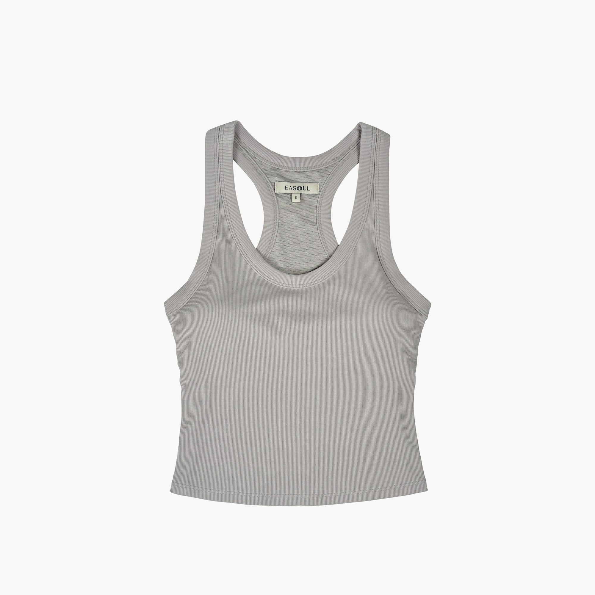 Womens Rib Tank Bra Top
